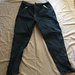 One (1) Pair Rustler Dark Blue Jeans